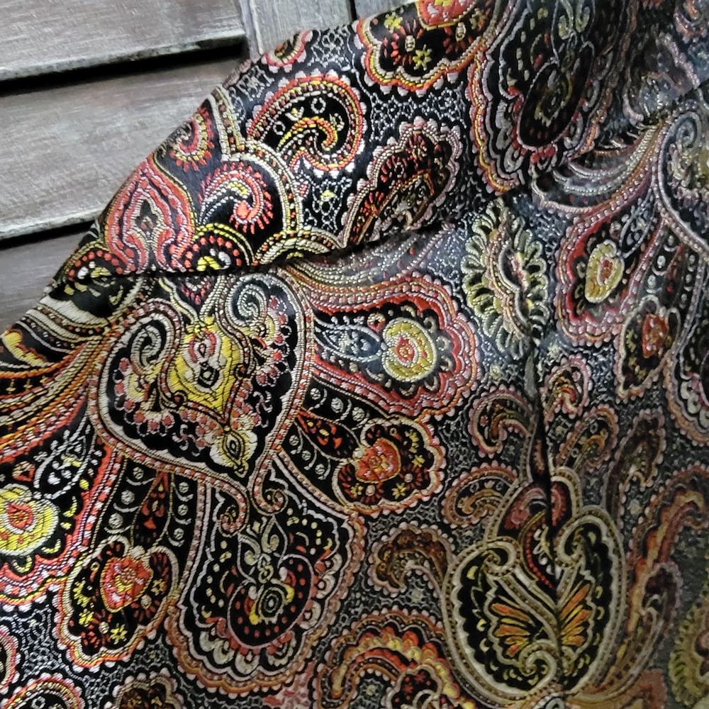 Chico's 3 Silky Paisley Blazer